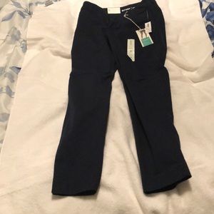 Dark navy ankle length pants